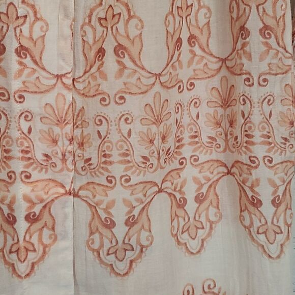 Crosstree Lane pink and white gauze coverup - Picture 6 of 7